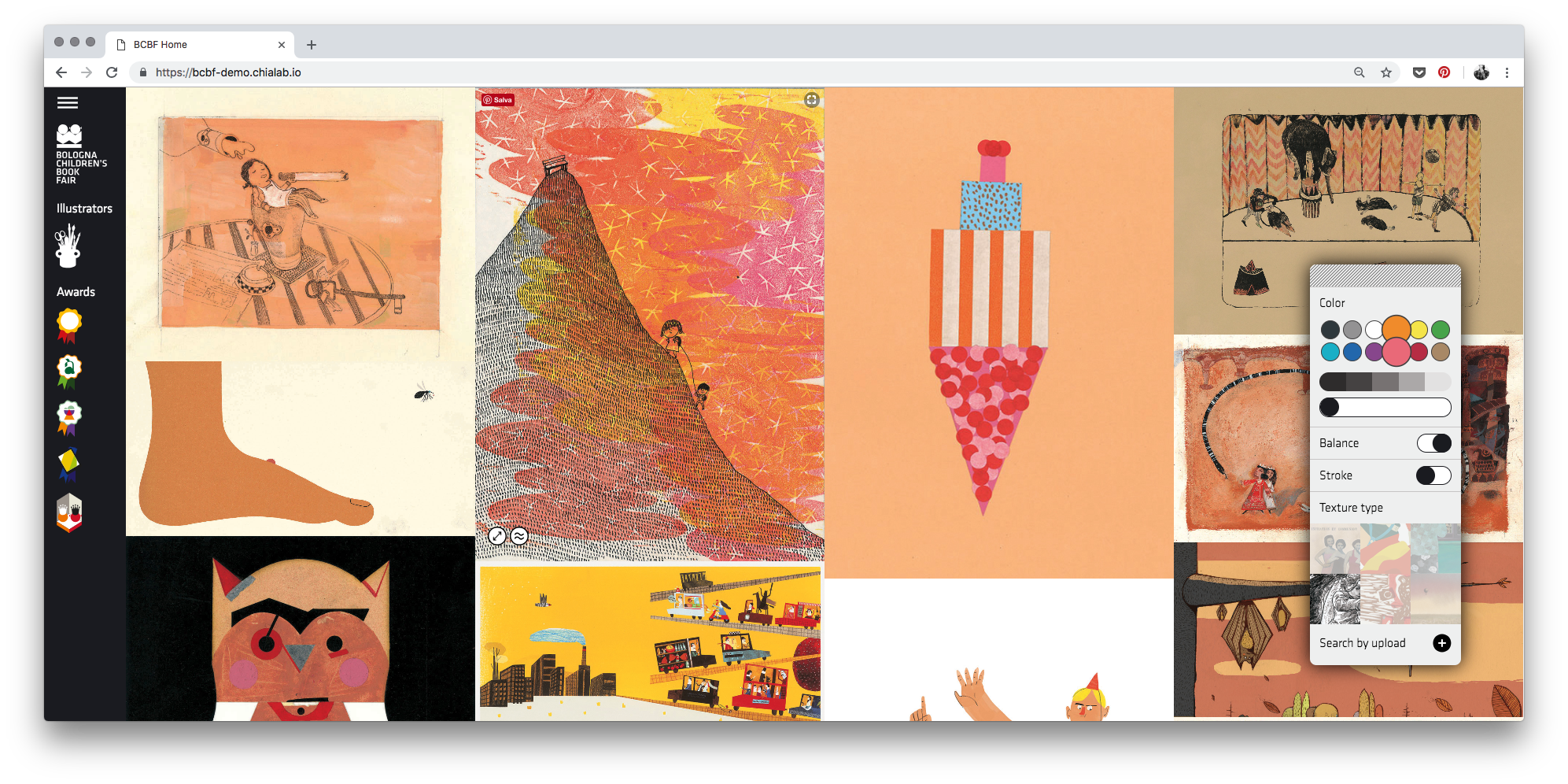 Bologna Children's Book Fair - Database