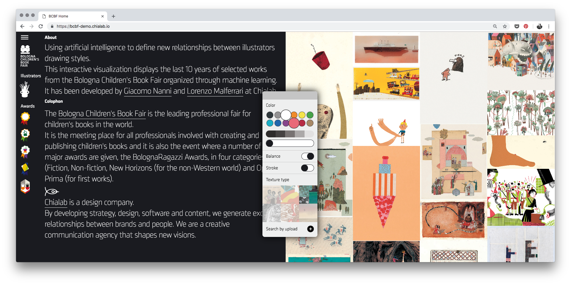 Bologna Children's Book Fair - Database